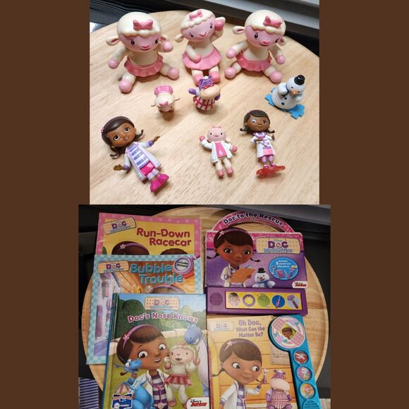 Doc McStuffins Bundle  Figurines & Books Disney Preschool Toy Lot - Picture 1 of 4